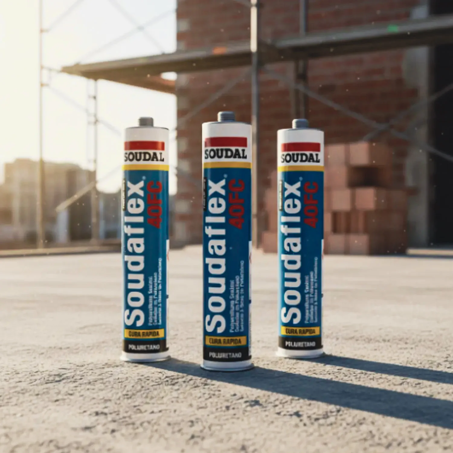 Aplicación técnica de sellador profesional Soudal en obra.